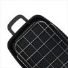 OXO 15″x10.5″ Steel Open Roaster With U-Rack Black