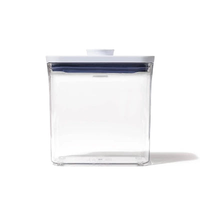 Alternative view of OXO POP 1.2qt Plastic Slim Rectangle Airtight Food Storage Container White