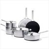 OXO 10pc Mira Tri-Ply Stainless Steel Cookware Set Silver: Dishwasher-Safe, Gas & Induction Compatible, UPC 885837031089 - Image 7
