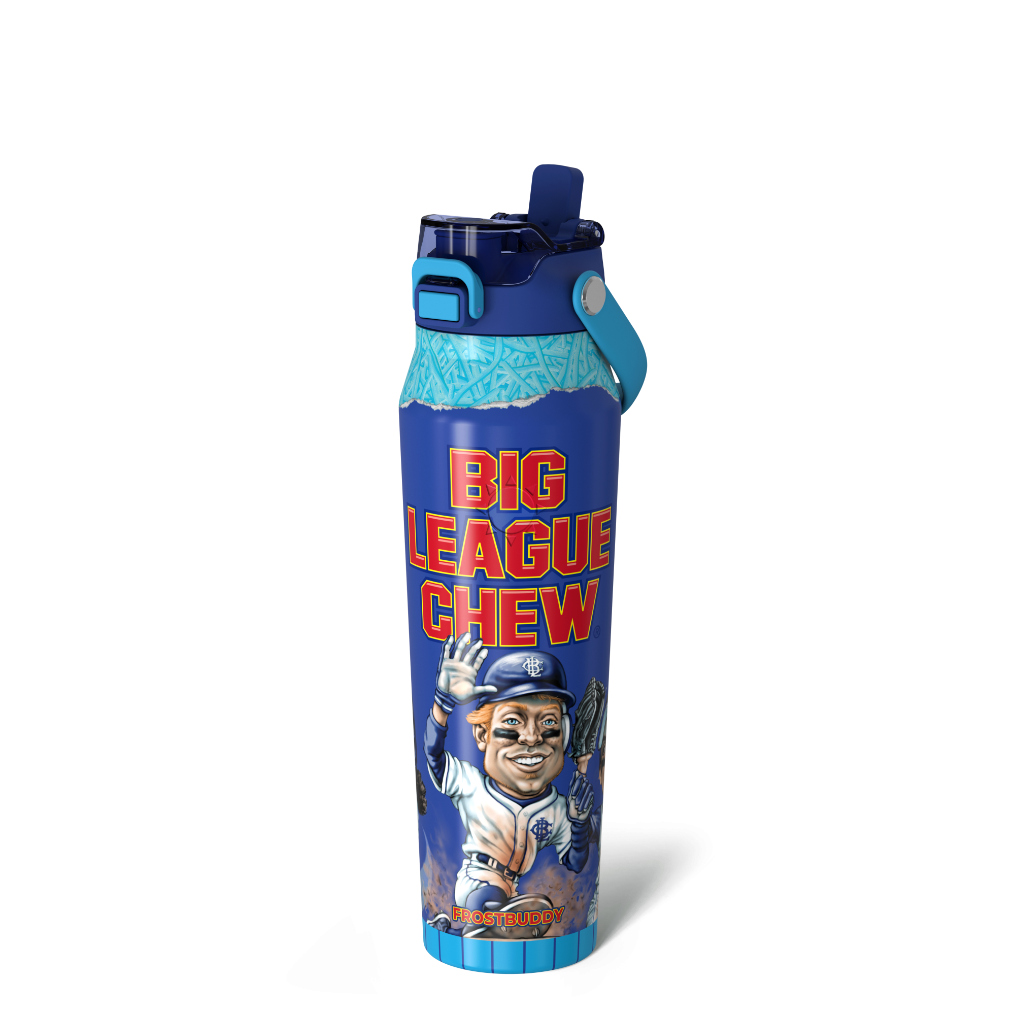 Bottle Buddy 32oz | Blue Raspberry Big League Chew