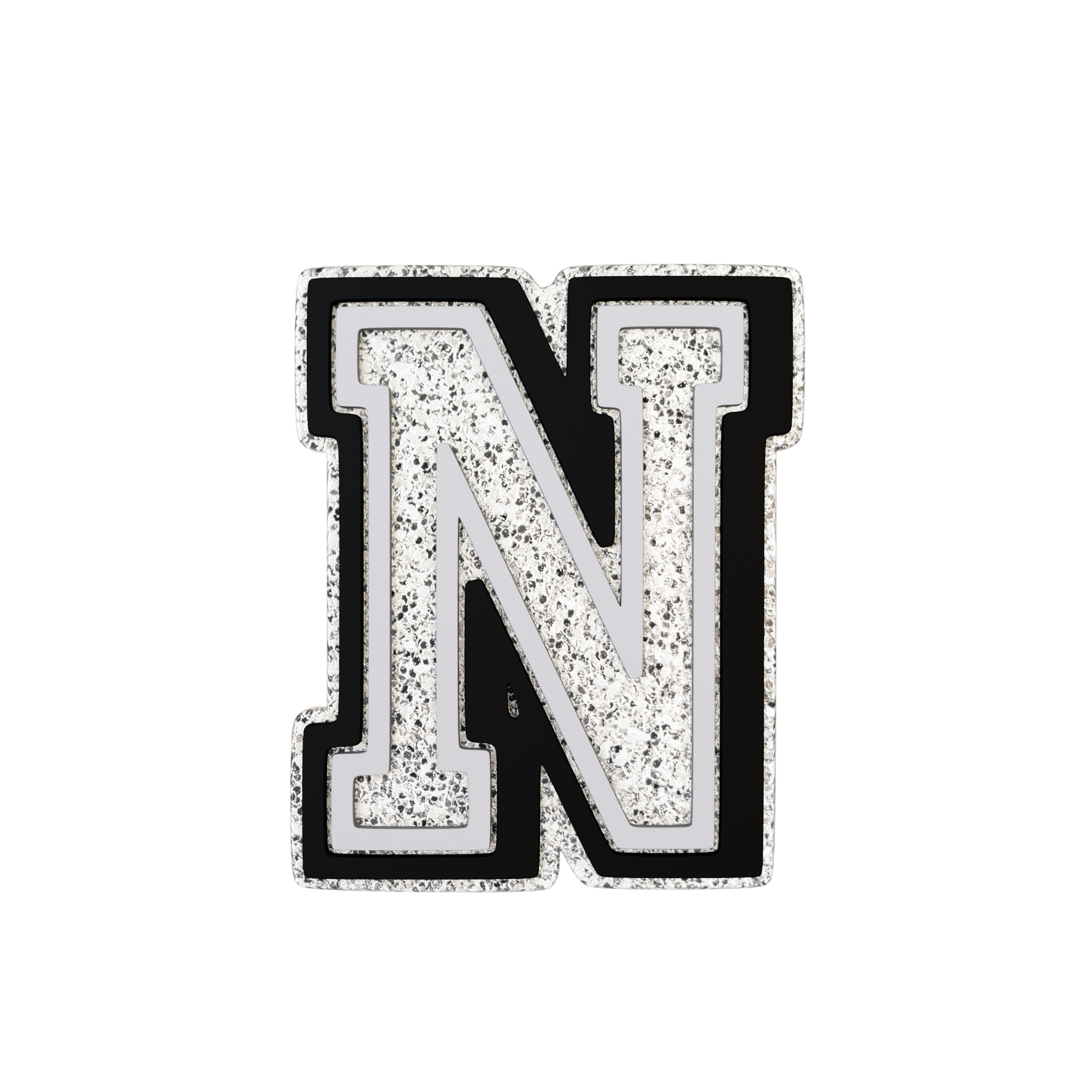 Budz | Silver Letter N