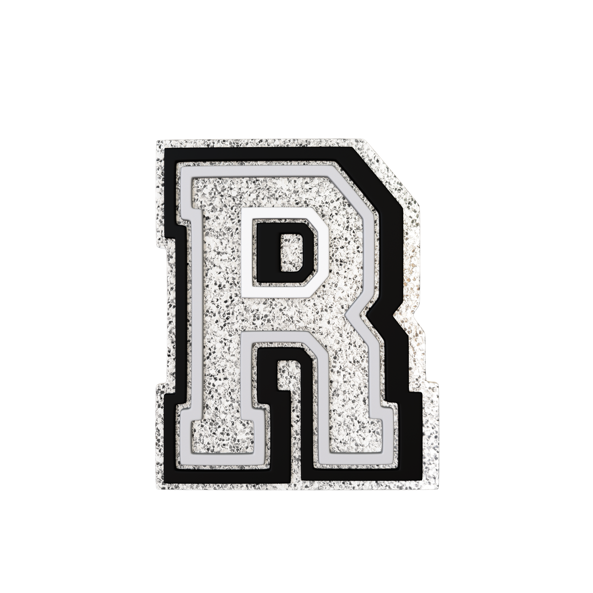 Budz | Silver Letter R