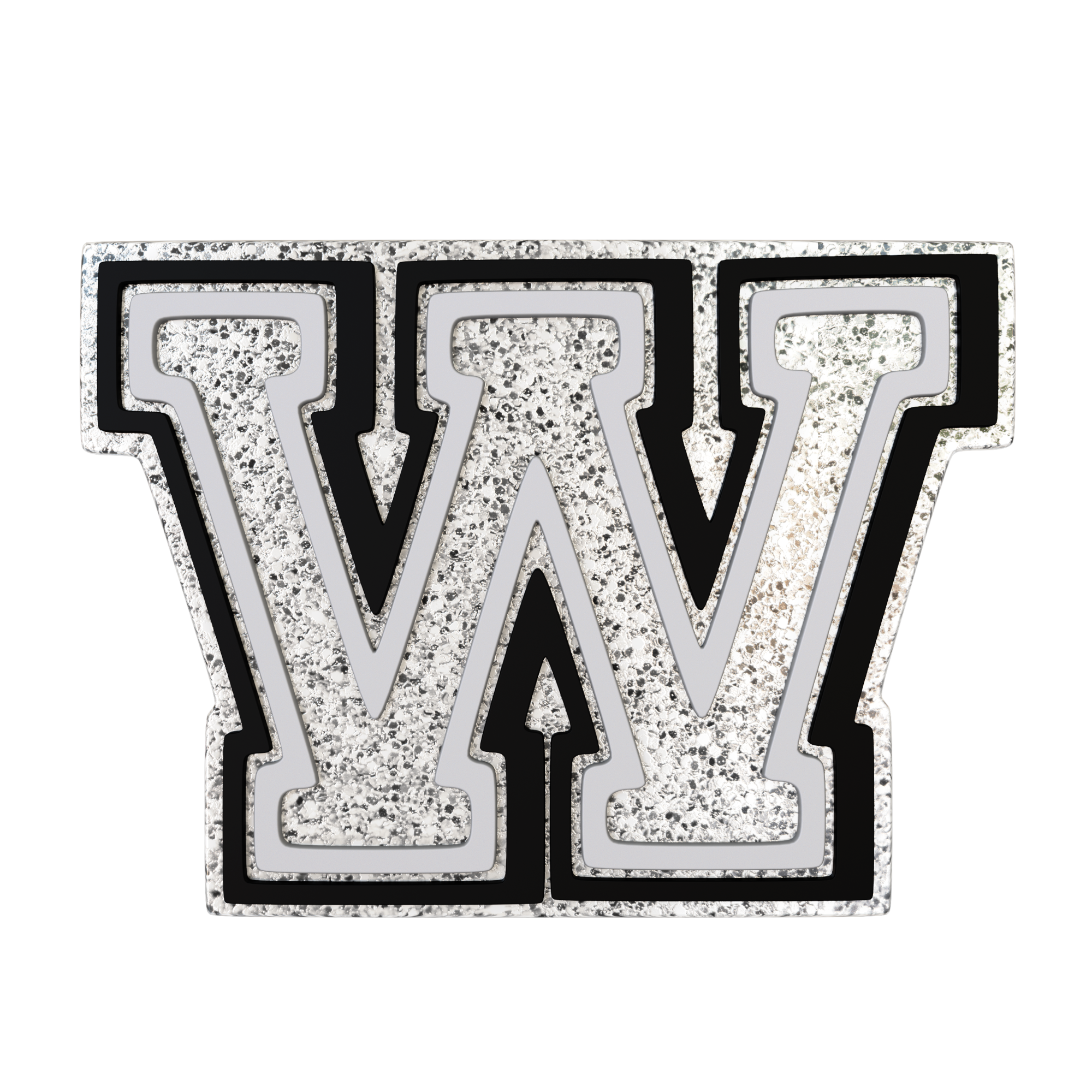 Budz | Silver Letter W