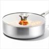 OXO 2pc Mira Tri-Ply Stainless Steel Frypan Set Silver: Cookware Set, Kitchen, Dishwasher-Safe, Gas & Induction Compatible - Image 3