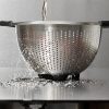 OXO 5 Qt Stainless Steel Colander: Dishwasher-Safe Strainer For Pasta & More, Clear, 11.7″ Width - Image 7