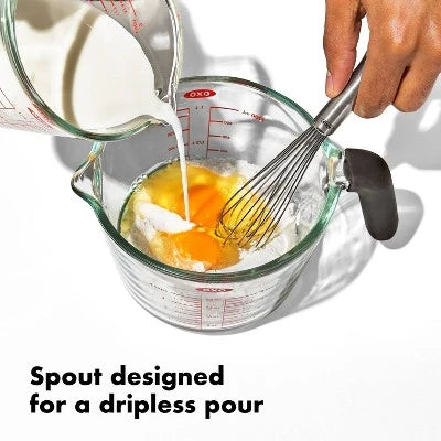 Alternative view of OXO 2c Glass Measuring Cup: Clear, Dishwasher-Safe, 2 Cup Capacity, Lifetime Limited Warranty
