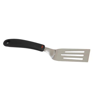 Alternative view of OXO Cut And Serve Turner: Stainless Steel Small Metal Spatula, Kitchen Utensil, Dishwasher-Safe, Black Handle