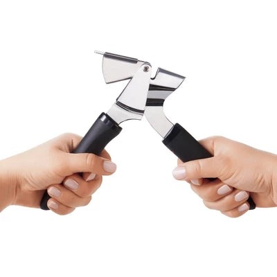 OXO Softworks Garlic Press: Chromed Steel & Plastic, Dishwasher-Safe, Garlic Mincer & Crusher, Black - Image 6