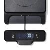 OXO 5Lb Food Scale With Pull Out Display: Kitchen Scale, Backlit Electronic Display, Black, Battery Powered