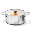 OXO 5qt Mira Tri-Ply Stainless Steel Casserole With Lid Silver - Image 2