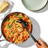 OXO 3pc Nylon Utensil Set Black: Kitchen Utensils With Soft-Grip Handle, Includes Pasta Spoon & Slotted Turner - Image 3