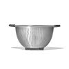 OXO 5 Qt Stainless Steel Colander: Dishwasher-Safe Strainer For Pasta & More, Clear, 11.7″ Width - Image 8