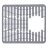 OXO 11.3″ X 12.8″ Silicone Sink Mat Gray: Kitchen Sink Protector & Dish Drying Mat, Machine Washable - Image 2