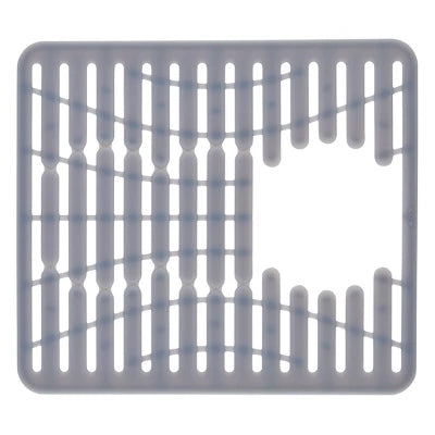 Alternative view of OXO 11.3″ X 12.8″ Silicone Sink Mat Gray: Kitchen Sink Protector & Dish Drying Mat, Machine Washable