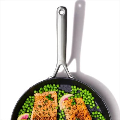 OXO 12″ Ceramic Pro Non-Stick Open Frypan Gray: Dishwasher-Safe, Induction & Gas Compatible, Aluminum, 12″ Diameter - Image 6