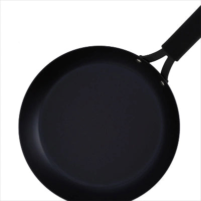 OXO 10″ Steel Open Frypan With Silicone Sleeve Black - Image 4