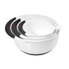 OXO 3pc Plastic Mixing Bowl Set With Black Handles: Dishwasher-Safe, 1.5, 3, 5 Qt. Bowls, Polypropylene, Black - Image 6