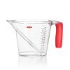 OXO 4 Cup Angled Measuring Cup: Large Liquid Plastic, Dishwasher-Safe, Clear, Lifetime Warranty - Image 6