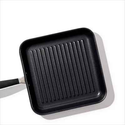Alternative view of OXO 11″ Non-Stick Square Grill Pan Black