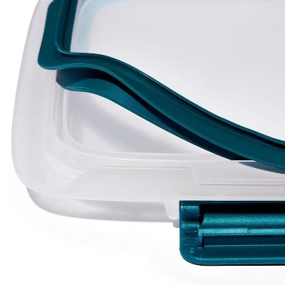 Alternative view of OXO Prep And Go 3.3c Food Storage Container: Blue Plastic, Dishwasher & Microwave-Safe, Kitchen Storage Solution