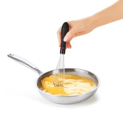 Alternative view of OXO 9″ Softworks Whisk: Stainless Steel & Thermoplastic, Dishwasher-Safe Kitchen Tool, Small Balloon Wire Whisk