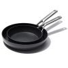 OXO 2pc Ceramic Pro Non-Stick Frypan Set Gray: Aluminum Cookware, Dishwasher-Safe, Induction & Gas Compatible - Image 8