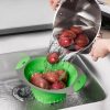 OXO 3.5qt Colander With Handle Green - Image 4