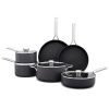 OXO 10pc Ceramic Pro Non-Stick Cookware Set Gray: Aluminum, Dishwasher-Safe, Induction & Gas Compatible, Lifetime Warranty - Image 9