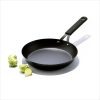 OXO 10″ Steel Open Frypan With Silicone Sleeve Black - Image 7