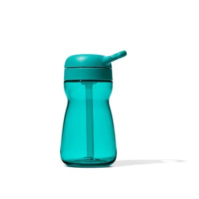 Alternative view of OXO Tot Adventure Water Bottle – Teal – 12oz