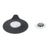 Bath Tub Drain Stopper Gray – OXO: Silicone & Stainless Steel, Easy Removal, Fits Standard Tubs - Image 4