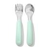 OXO 2pc Tot Stainless Steel On The Go Fork And Spoon Set – Opal - Image 2