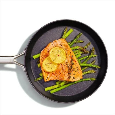 OXO 12″ Ceramic Pro Non-Stick Open Frypan Gray: Dishwasher-Safe, Induction & Gas Compatible, Aluminum, 12″ Diameter - Image 7