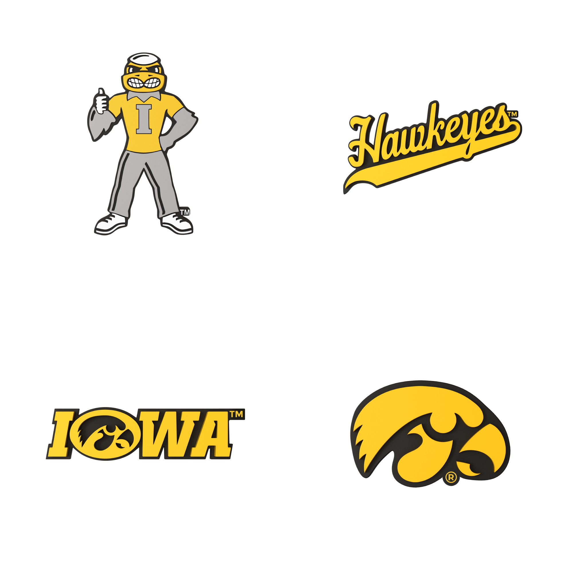 Budz | Iowa Hawkeyes | 4-Pack Bundle