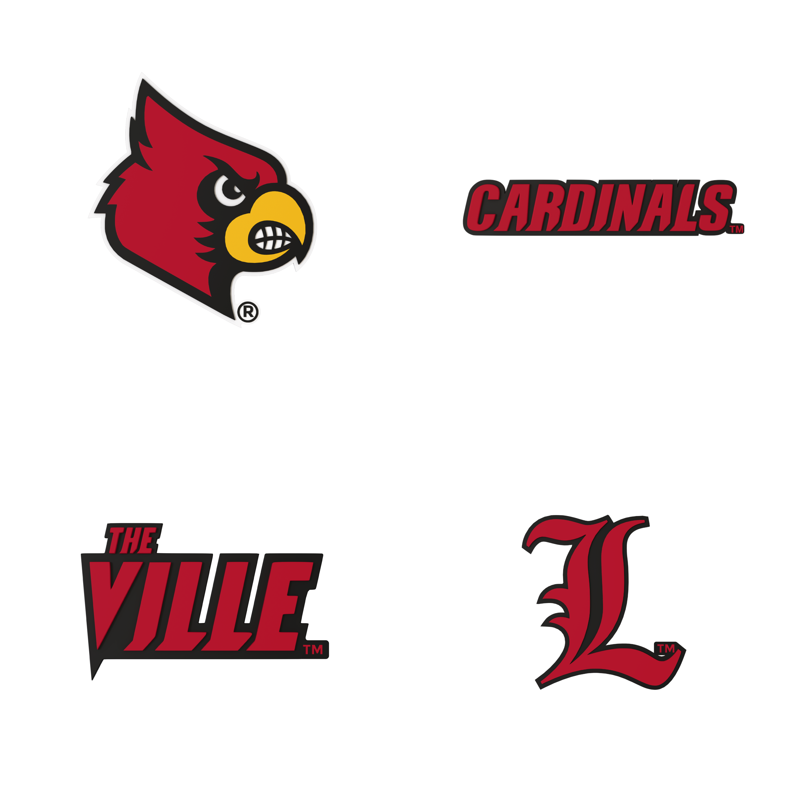 Budz | Louisville Cardinals | 4-Pack Bundle